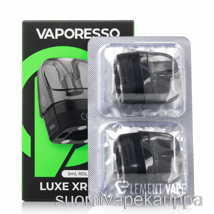 Vape Box Vaporesso Luxe Xr ​​vaihtokotelot 5ml Rdl-kapselit